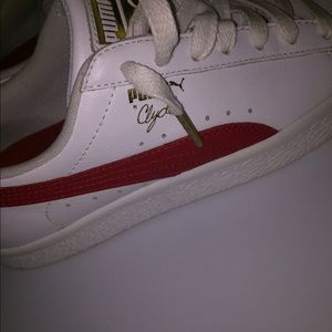 Clyde Core Foil Sneaker - White Red VIM WHITE RED